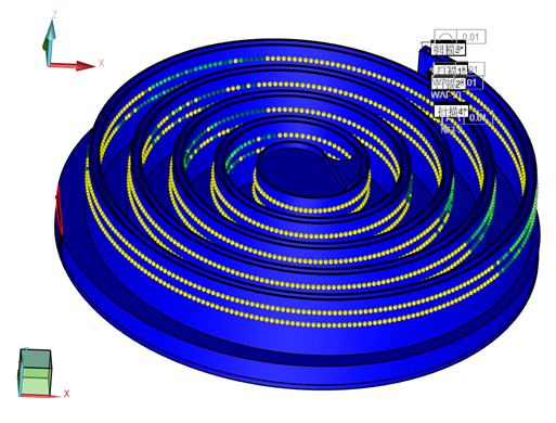 三坐標如何解答渦旋壓縮機復雜曲面難題(圖6) 三坐標如何解答渦旋壓縮機復雜曲面難題(圖6)