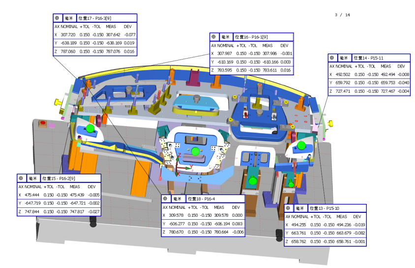 從配件加工、組裝調試到復測交貨,三坐標如何將檢具定位基準數據量化(圖12) 從配件加工、組裝調試到復測交貨,三坐標如何將檢具定位基準數據量化(圖12)